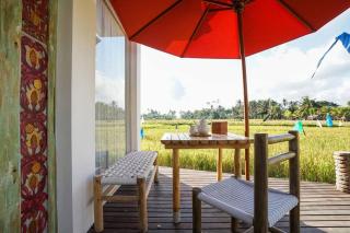 Villa Padi, stylish 1 BR villa w/ rice paddy views - Ubud - 6