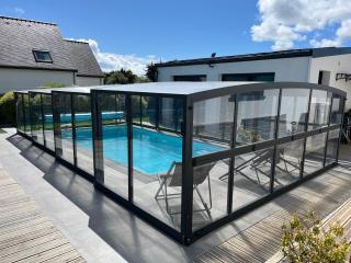 Maison 10 pers en bord de mer avec piscine chauffée toute l'année, spa et hamman - Surzur - 8