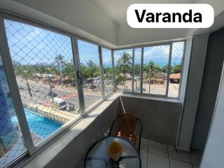 Vista única à BEIRA-MAR na praia de pajuçara com dois quartos- Apto 302 - 4