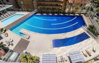Unlimited Ocean Front - Frente à Praia Vista Mar Hidromassagem 2 Piscinas Climatizadas 2 Saunas Seca e Úmida Wi-Fi 350MB - Santos - 9