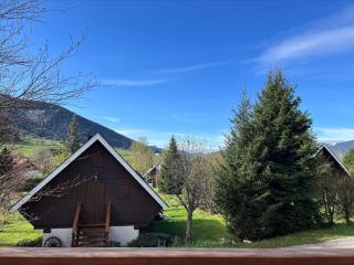 Chalet 3 étoiles à Autrans, 4 pers, terrasse ensoleillée - FR-1-737-52 - 1