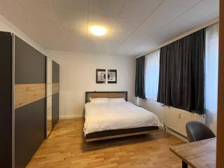 Bequemes Zimmer in moderner Unterkunft My Pension Duisburg - 0