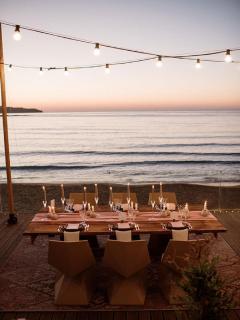 Dazzling Crete Villa 3 Bedrooms Villa Saffron Sunset Beachfront Villa With Jacuzzi Brilliant Sea Views Chania - Kato Daratso - 7