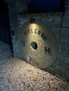 FLOUR MILL HOUSE at PITKERRO MILL, 4 double bedrooms, TVs, 3 en-suite, separate shower, wc, fully equipped kitchen, games room, large family lounge, private parking, WiFi, private garden and courtyard, long stay rates available through Honeycomb Hosts - 5