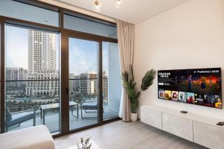 Cozy 2BR Retreat with Panoramic Dubai Creek Views - Dubái - 7