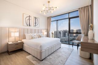 Cozy 2BR Retreat with Panoramic Dubai Creek Views - Dubái - 5