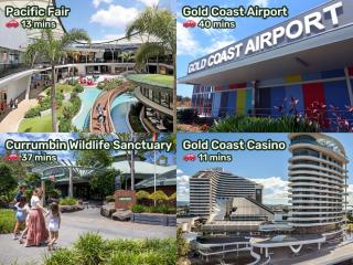 Views from cloud 1 min to beach 2BR Apt Pool Gym - Gold Coast - 6
