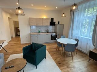 Altbauwohnung mit Charme - selbst Check In - Queensize Bett - 4