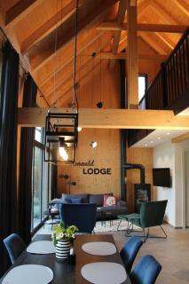 Odenwald-Lodge mit Infrarotsauna und E-Ladestation im Naturpark Odenwald "Haus Himmelblau" - 9