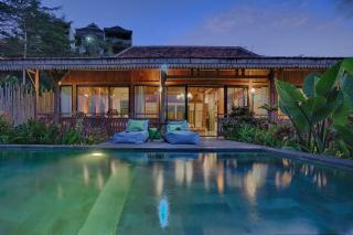 Villa Java an unique 3 bdr villa overlooking rice paddies - Ubud - 4