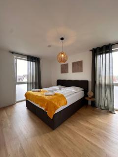 AMAO-Sepia I 86qm I King-Size Beds I Netflix I Privat Balcony I Free Parking I Near EuropaPark - Rheinhausen - 6