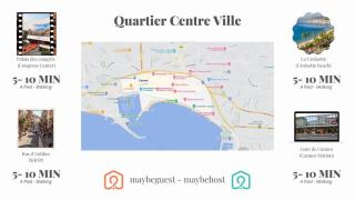 C073-Studio neuf et lumineux au carre d'or Croisette - 1