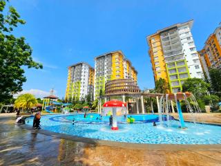 Melaka Town Area Top 1 Family Lovers Water Themepark Suites By GGM - Malaca - 3