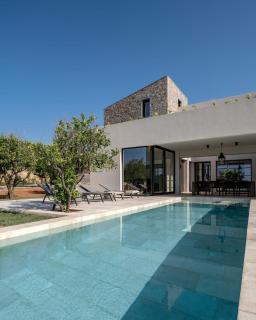 Magical Crete Villa Villa Liváni Beautiful Landmark Views Terrace Private Pool 4 Bedrooms Rethymno - Prínos - 7