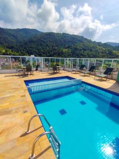 Apartamentos a 200m praia das Toninhas - Condomínio Vista Verde | Piscina na Cobertura com vista Espetacular - Ubatuba - 0
