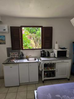 Studio BELO HORIZONTE, Grande terrasse avec vue sur les Pitons - Le Robert - 4