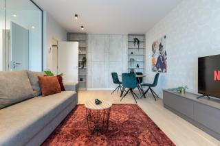 Stylish 1BR Apartment with Balcony in Vibrant Business Area - Bucarest - 5