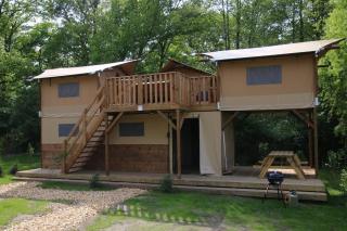 Treehouse tent at the Regge with private sanitary facilities 6 people - Zuna - 0