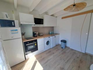 Charmante maison 2 pièces cabine 6 personnes, proche mer et étang, terrasse avec BBQ - FR-1-326-752 - Marseillan - 8