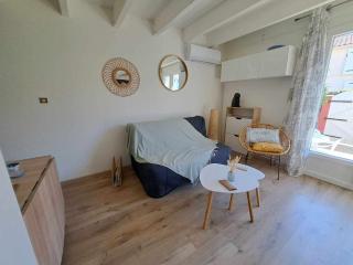 Charmante maison 2 pièces cabine 6 personnes, proche mer et étang, terrasse avec BBQ - FR-1-326-752 - 4