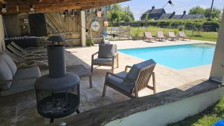 Maison de charme - 12 mn de la plage - Piscine chauffée - 8 personnes - Danestal - 9