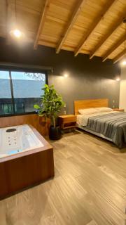 Cabaña de lujo 2 habitaciones con Jacuzzi Dentro del Bosque a 10 min del Pueblo - Mazamitla - 6