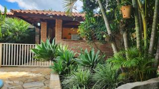 Área de Lazer com quartos e cozinha aberta na Chácara Refrigerio - 0