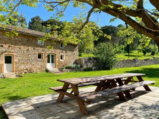 Le Petit Chaudenas - Piscine privée dans un vaste terrain avec forêt - 7