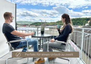 Buddha Apartment - stadtnah, Balkon, Parkplatz, E-Ladestation für Autos & Fahrräder, Fitnessstudio - Koblenz - 3