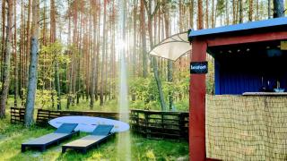 WaldCamp mit kleinen Hütten und Caravans in Cottbus Natur Pur - Cottbus - 5