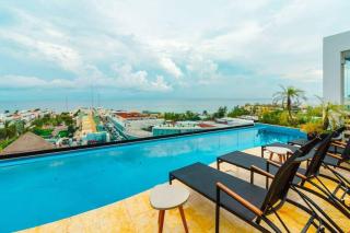 Studio with AC Pool Gym, Rooftop view 100MB WIFI - Playa del Carmen - 0