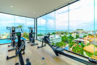 Studio with AC Pool Gym, Rooftop view 100MB WIFI - Playa del Carmen - 9