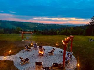 Legenda Lasu - drewniany domek w górach z jacuzzi, przy stoku narciarskim Kotelnica, Białka Tatrzańska, w pobliżu Term Bania - Groń - 2