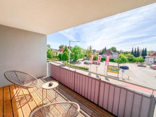 Sunset Club - STUDIO II - Küche - Balkon - Parken - Memmingen - 3