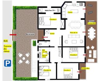 T5, Perfettu 115m2 - Jardin, piscine, 8 pers - 7