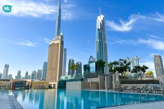 HiGuests - Sky-High Luxury 2BR Apt in Downtown Views Dubai - 0