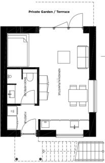 Studio townhouse w private terrace in converted warehouse - Copenaghen - 3