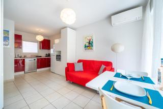 2P à 50m de la plage, climatisé, parking - 5