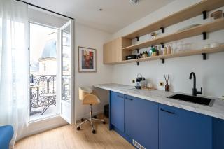 Studio design tout équipé avec balcon - Parijs - 8