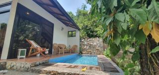 Cozy quiet 1BR loft type cabin with own minipool - - 0