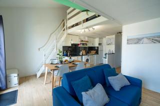 Duplex Premium - Balcon Vue Port - 100m de la Plage - 4 Pers - TV 4K - 1