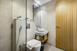 A Living - Luxury Studio Apartment in Aykon City Canal Views, Business bay - Dubai - 2