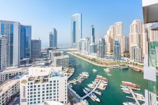 Stayis -Luxurious 2BR Apartment with breathtaking ocean and Marina View - Dubai - 9