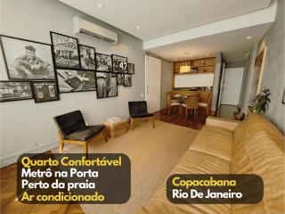 Quarto Exclusivo AR TV Metrô Praia Copacabana - Proprietário mora no local - Rio de Janeiro - 0