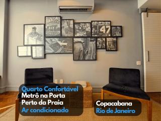 Quarto2 Exclusivo AR VAGA metrô Praia Copacabana - proprietário mora no local - Río de Janeiro - 0