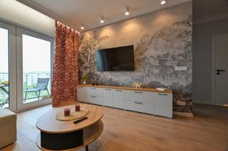 Apartament w stylu Feng Shui na 10 piętrze z widokiem, bezpłatny parking, nowy budynek, dostęp na kod - 8