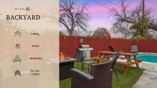 Serene 5BR 2BA Winter Home with Hot Tub & Fire Pit - Irving - 9