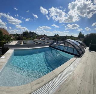 Ferienwohnung Schlossblick - 4 Sterne Sauna Pool Whirlpool exklusiv - 0