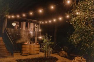 'Sisters' - Cliff top cabin with hot tub - 6