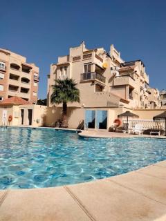 Apto Roquetas con terraza, a 1min de la playa, garaje y piscina - Roquetas de Mar - 0